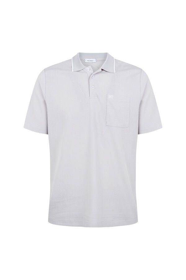 Pedro del Hierro Polo com textura Cizento