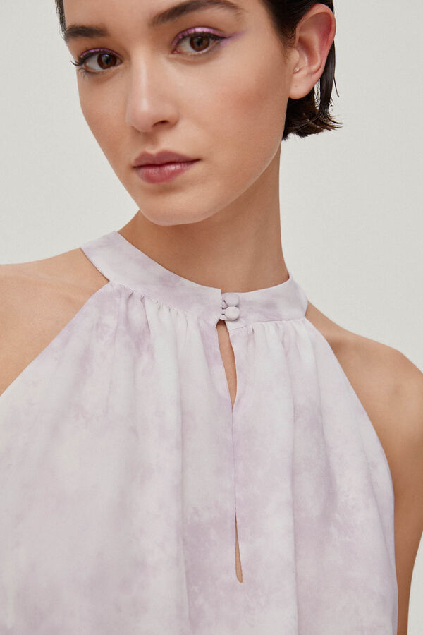 TFP by Tamara Falc&oacute; Isabela Top fluido degrad&eacute; P&uacute;rpura