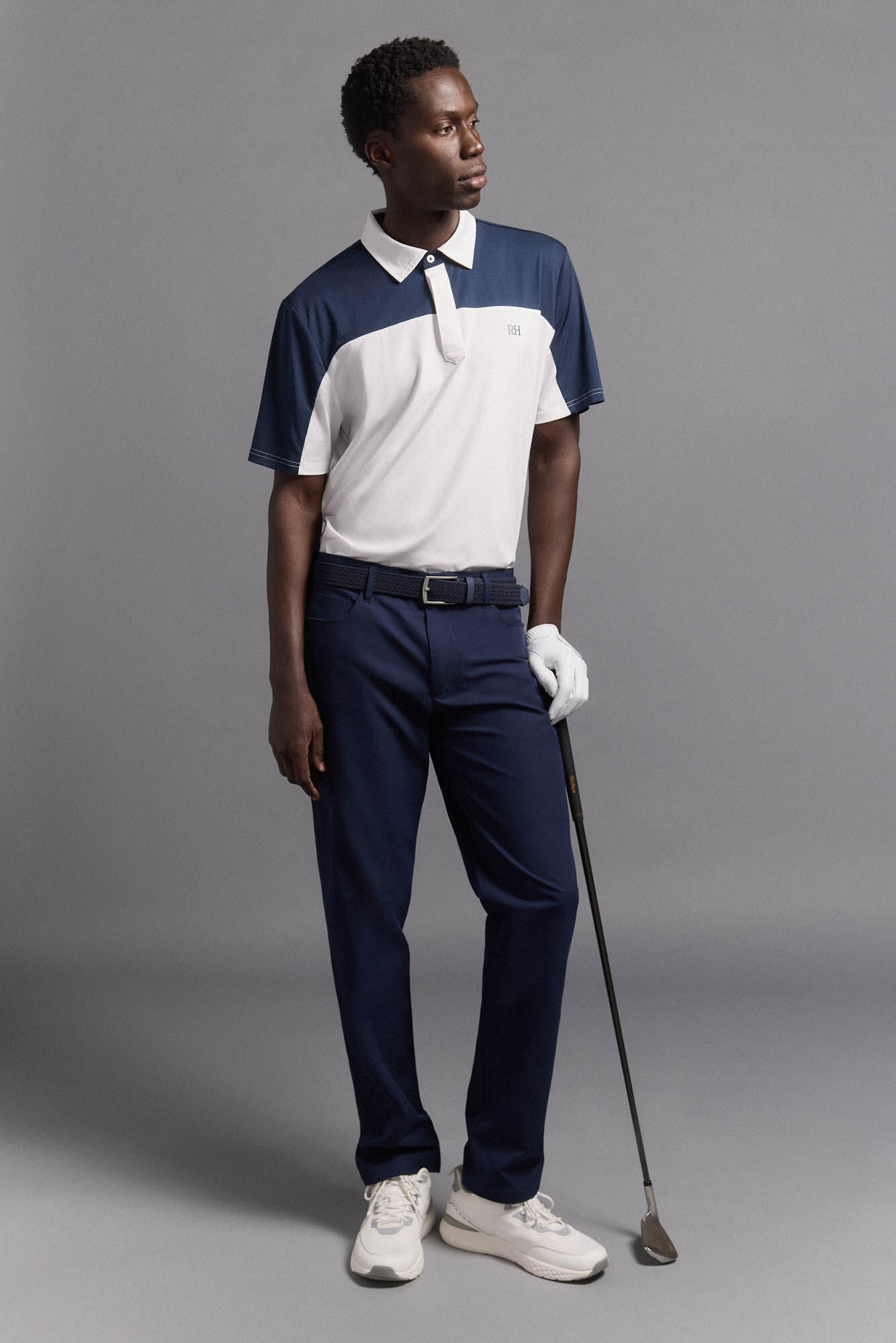 Pedro del Hierro Cal&ccedil;as de golfe compridas com 5 bolsos