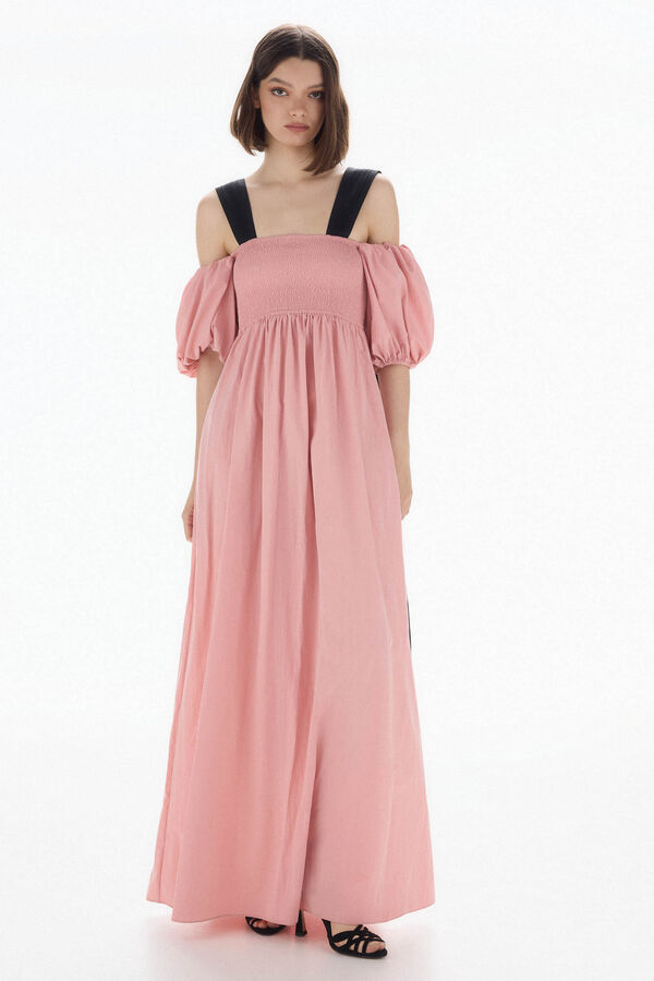 TFP by Tamara Falc&oacute; Vestido com la&ccedil;os contrastantes Rosa