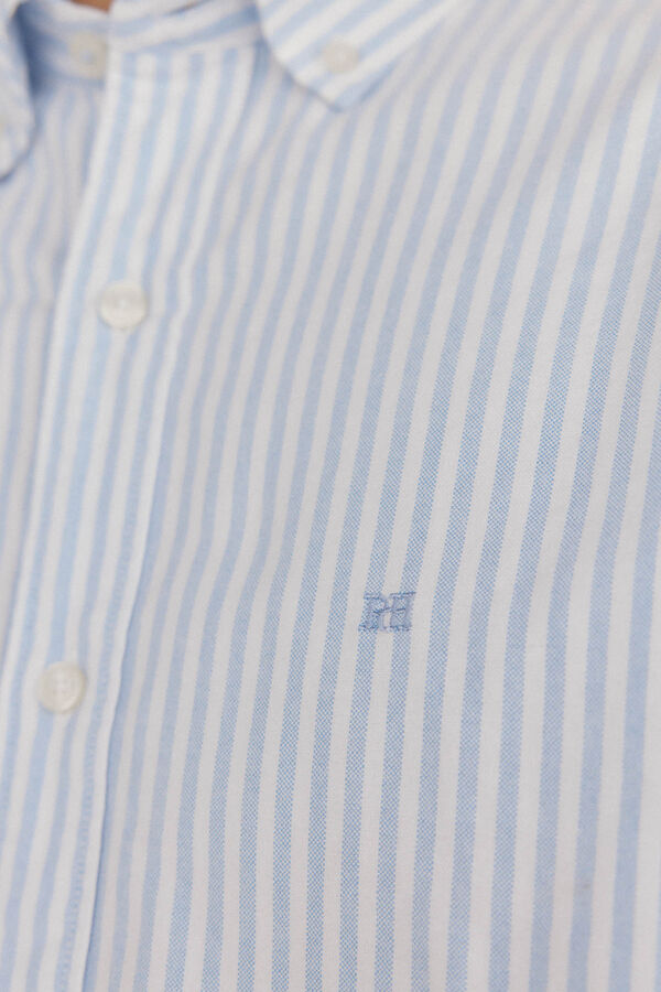 Pedro del Hierro Camisa iconic oxford raya candela Azul