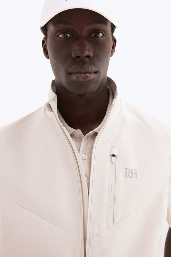 Pedro del Hierro Colete liso golf Beige