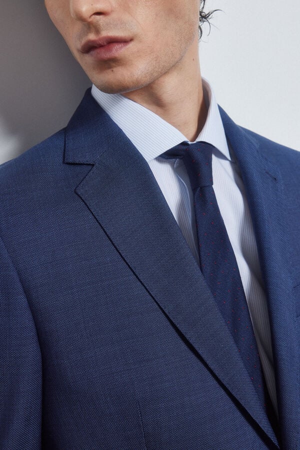 Pedro del Hierro Blazer azul tailored fit Azul