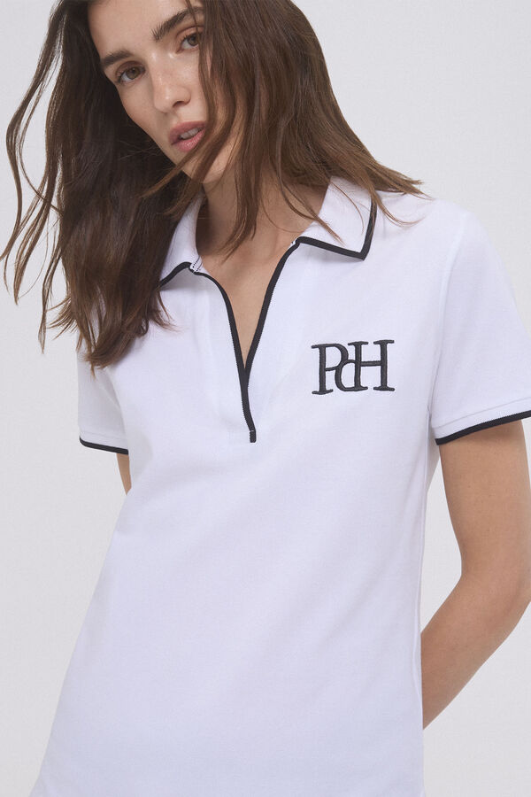 Pedro del Hierro Polo manga corta Beige