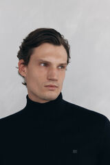 Pedro del Hierro Jersey cuello cisne Negro