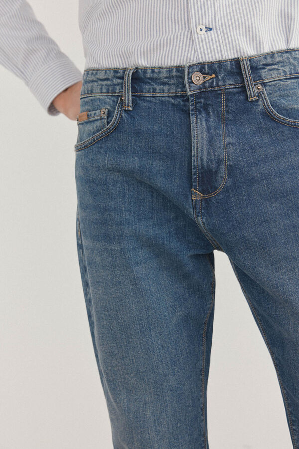 Pedro del Hierro Pantalón vaquero regular fit Azul