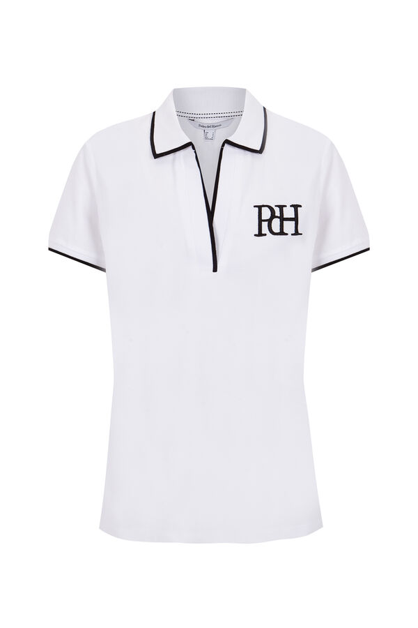 Pedro del Hierro Polo manga corta Beige
