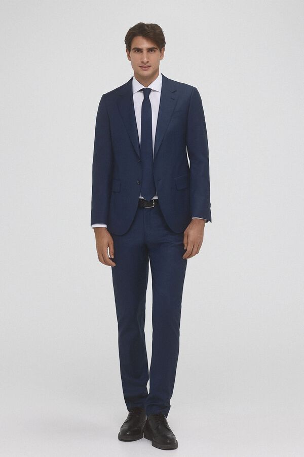 Pedro del Hierro Camisa social lisa que n&atilde;o pode ser passada a ferro + resistente a manchas Branco