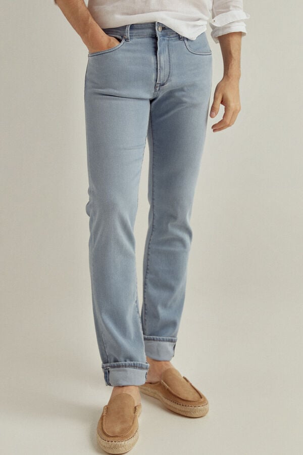 Pedro del Hierro Pantal&oacute;n vaquero slim fit Azul