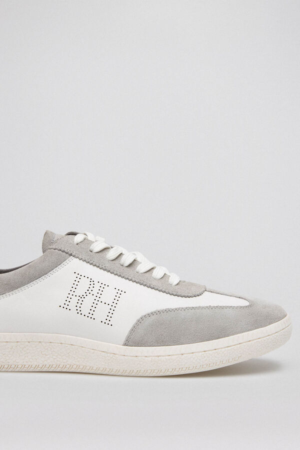 Pedro del Hierro T&ecirc;nis de pele Branco