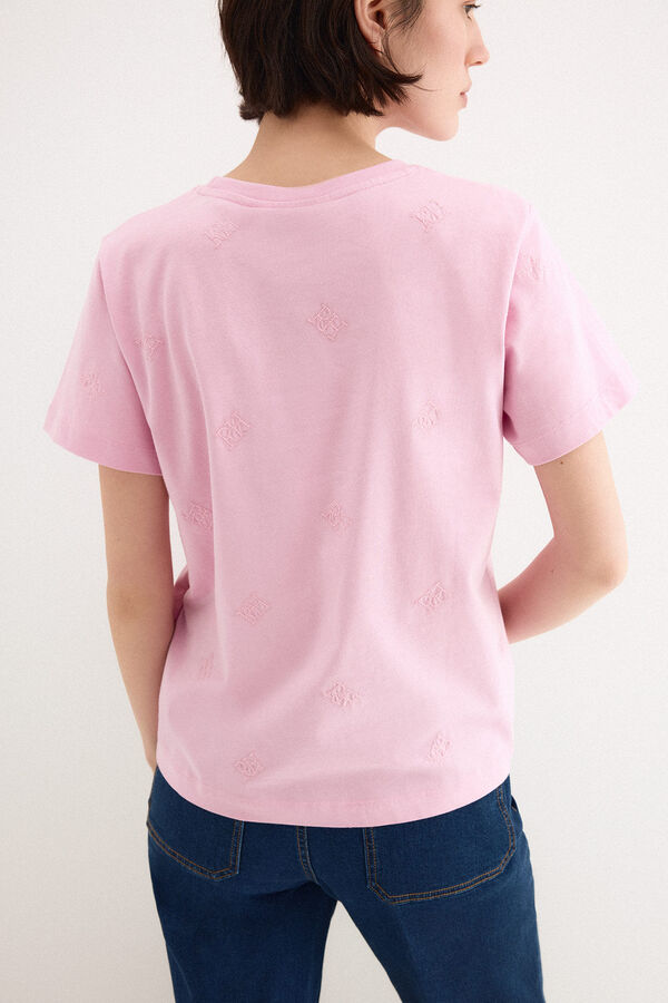 Pedro del Hierro Camiseta multilogo pdh Rosa