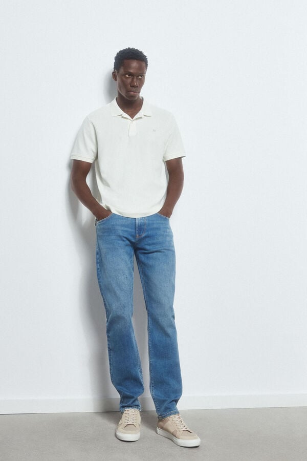 Pedro del Hierro Jeans premium flex leve slim fit Azul