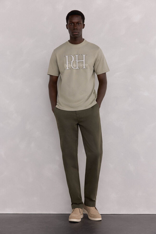 Pedro del Hierro Cal&ccedil;as cal&ccedil;as chino premium de regular fit Verde