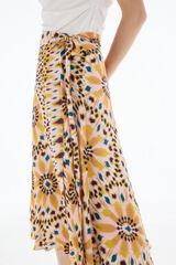 TFP by Tamara Falcó Falda pareo estampada Amarillo