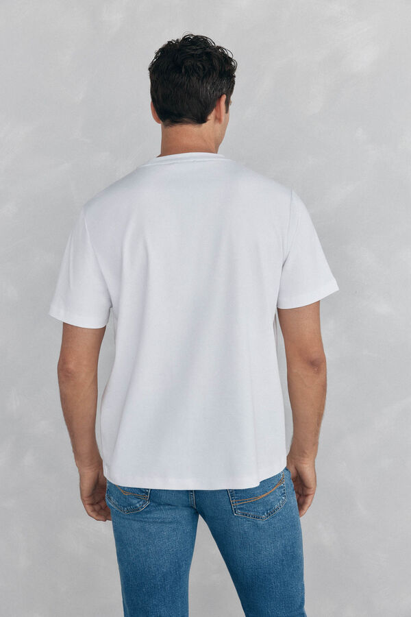 Pedro del Hierro Camiseta mercerizada Blanco