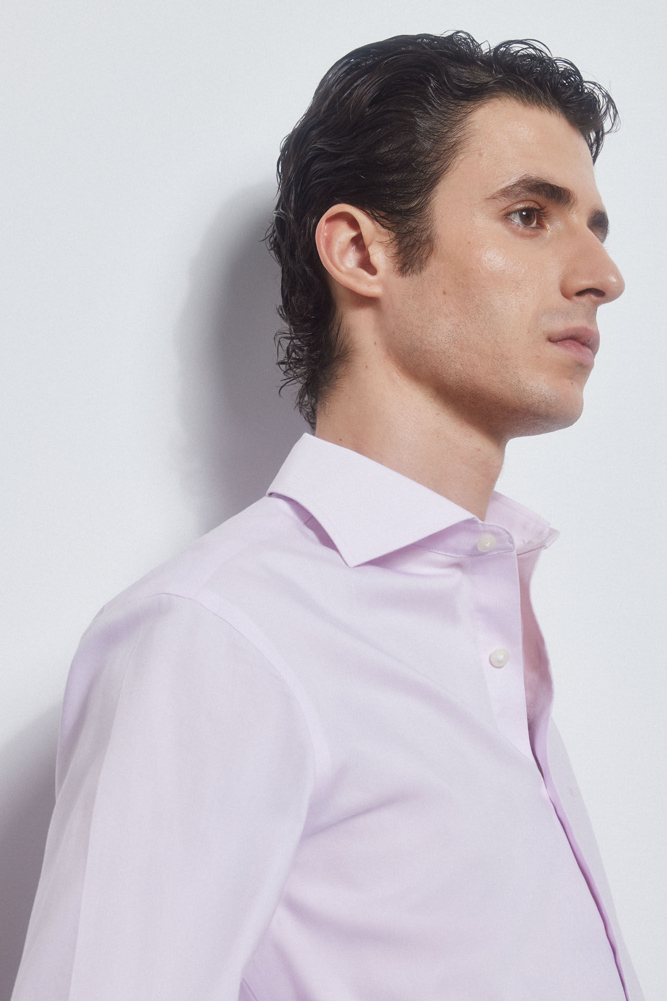 Pedro del Hierro camisa formal lisa non iron + antimanchas