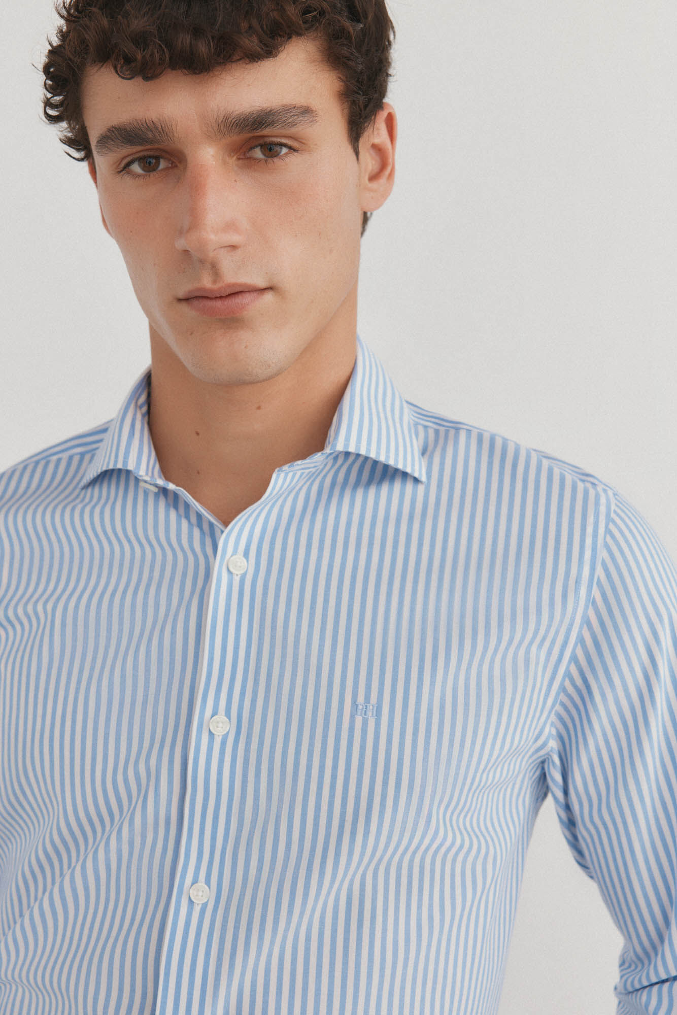Pedro del Hierro Camisa vestir rayas non iron + antimanchas