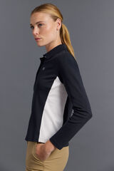 Pedro del Hierro Polo t&eacute;cnico contrastes golf Azul