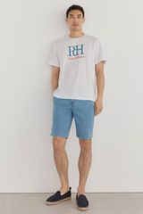 Pedro del Hierro Bermuda denim regular fit Azul
