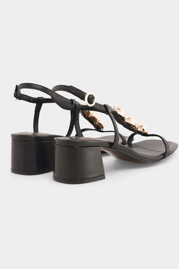 Pedro del Hierro Sand&aacute;lia joia Preto