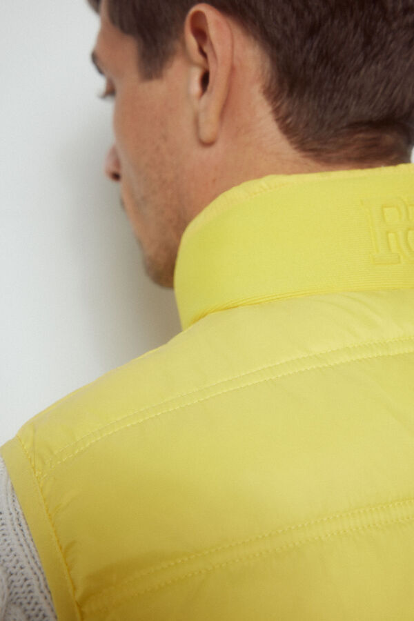 Pedro del Hierro Chaleco ultraligero impermeable Amarillo