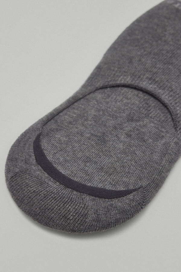 Pedro del Hierro Calcetin invisible liso Gris