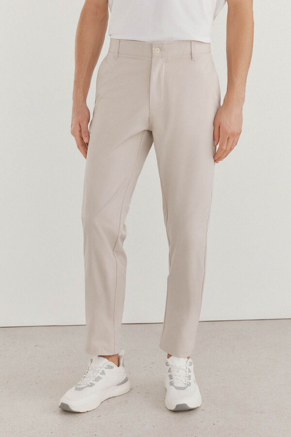 Pedro del Hierro Pantalones largos golf Beige