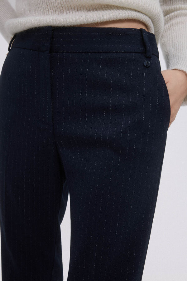 Pedro del Hierro Cal&ccedil;a risca de giz Azul
