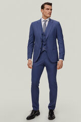 Pedro del Hierro Pantal&oacute;n azul slim Azul