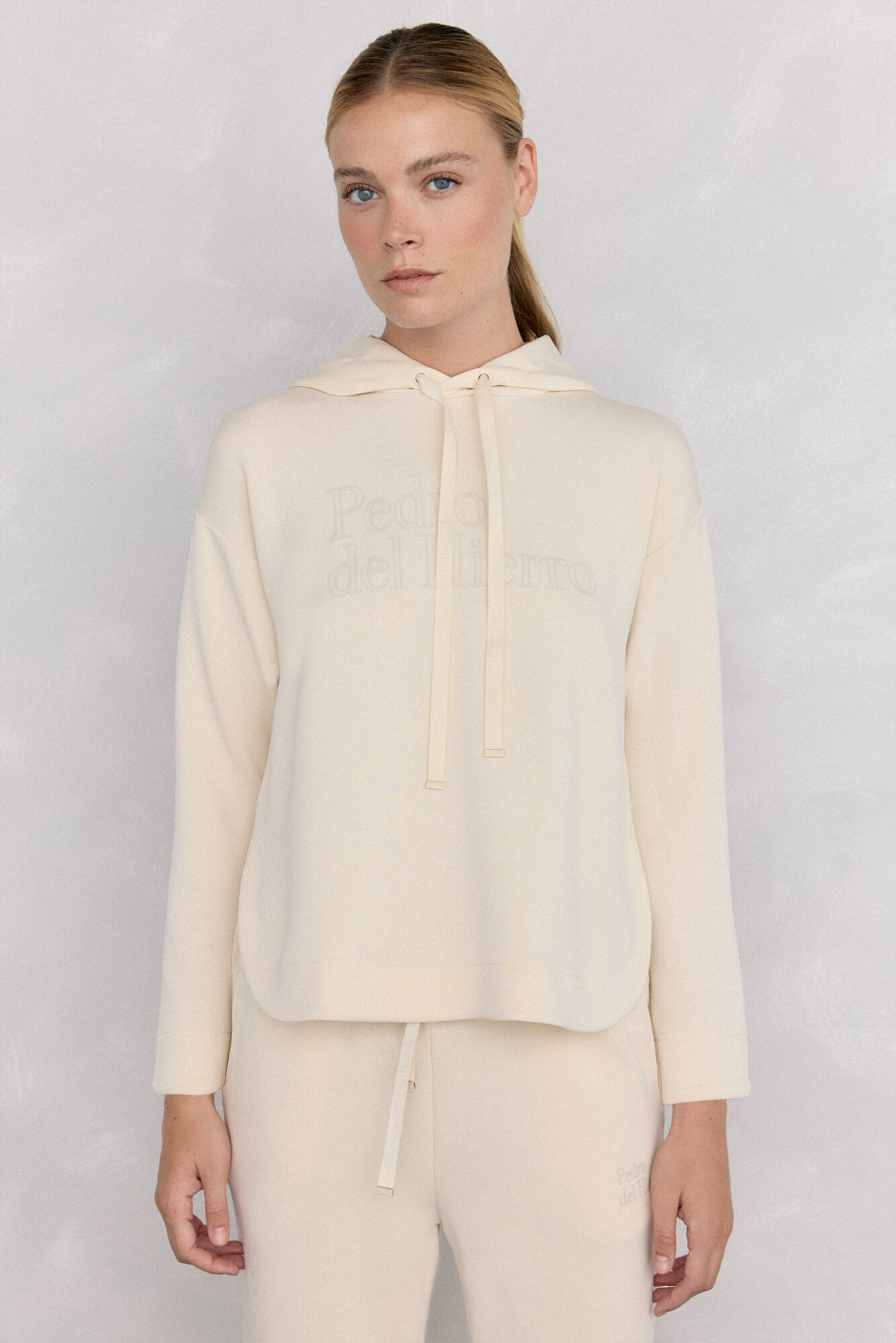 Pedro del Hierro soft touch e logo soft Sweatshirt