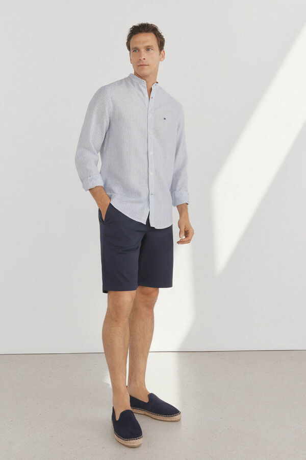 Pedro del Hierro Cal&ccedil;as bermuda chino premium flex  Azul