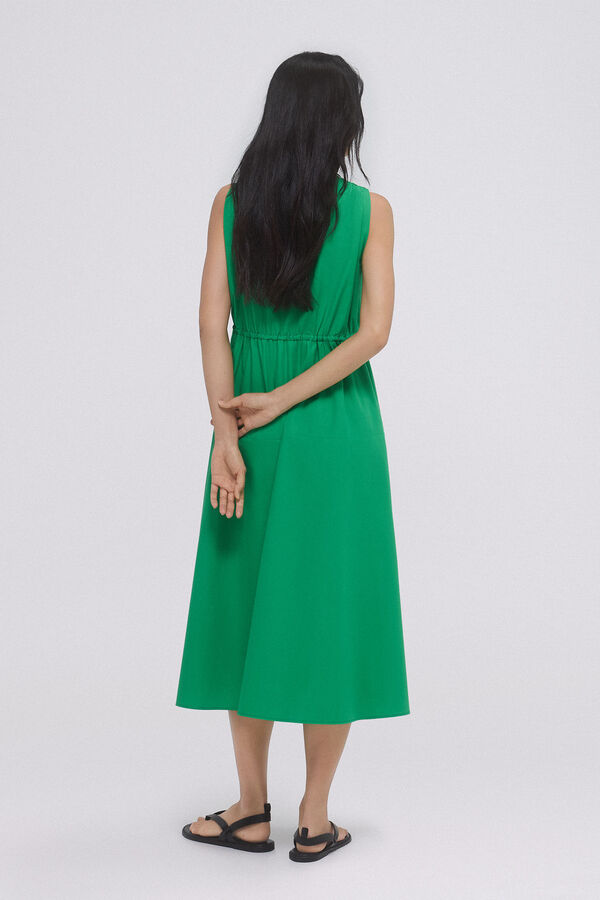 Pedro del Hierro Vestido de algod&oacute;n Verde