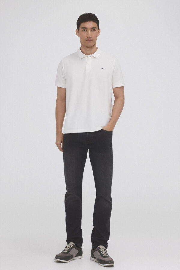 Pedro del Hierro Polo b&aacute;sico piqu&eacute; Crudo