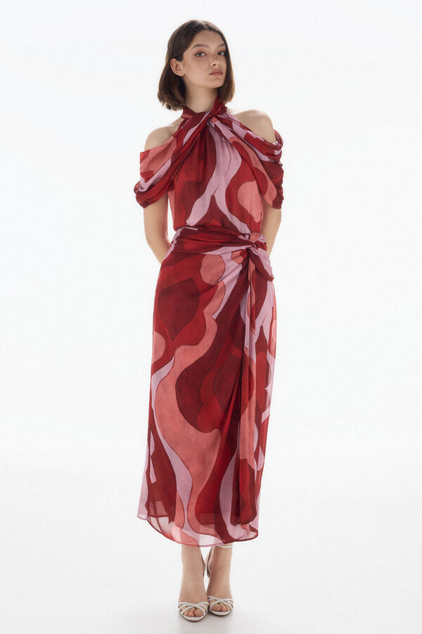 TFP by Tamara Falcó Top halter estampado Varios