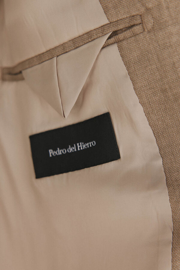 Pedro del Hierro Blazer de linho Beige