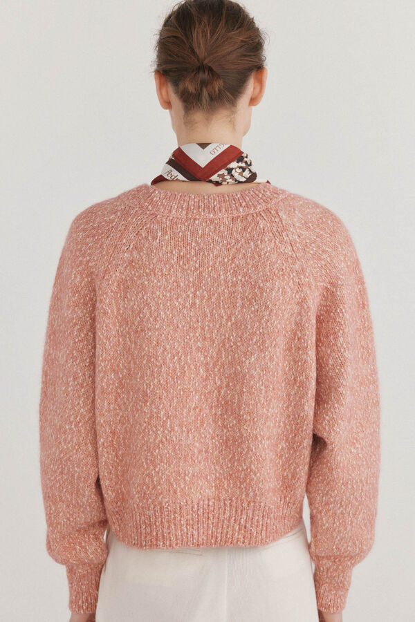 Pedro del Hierro Jersey jaspeado oversize Rosa