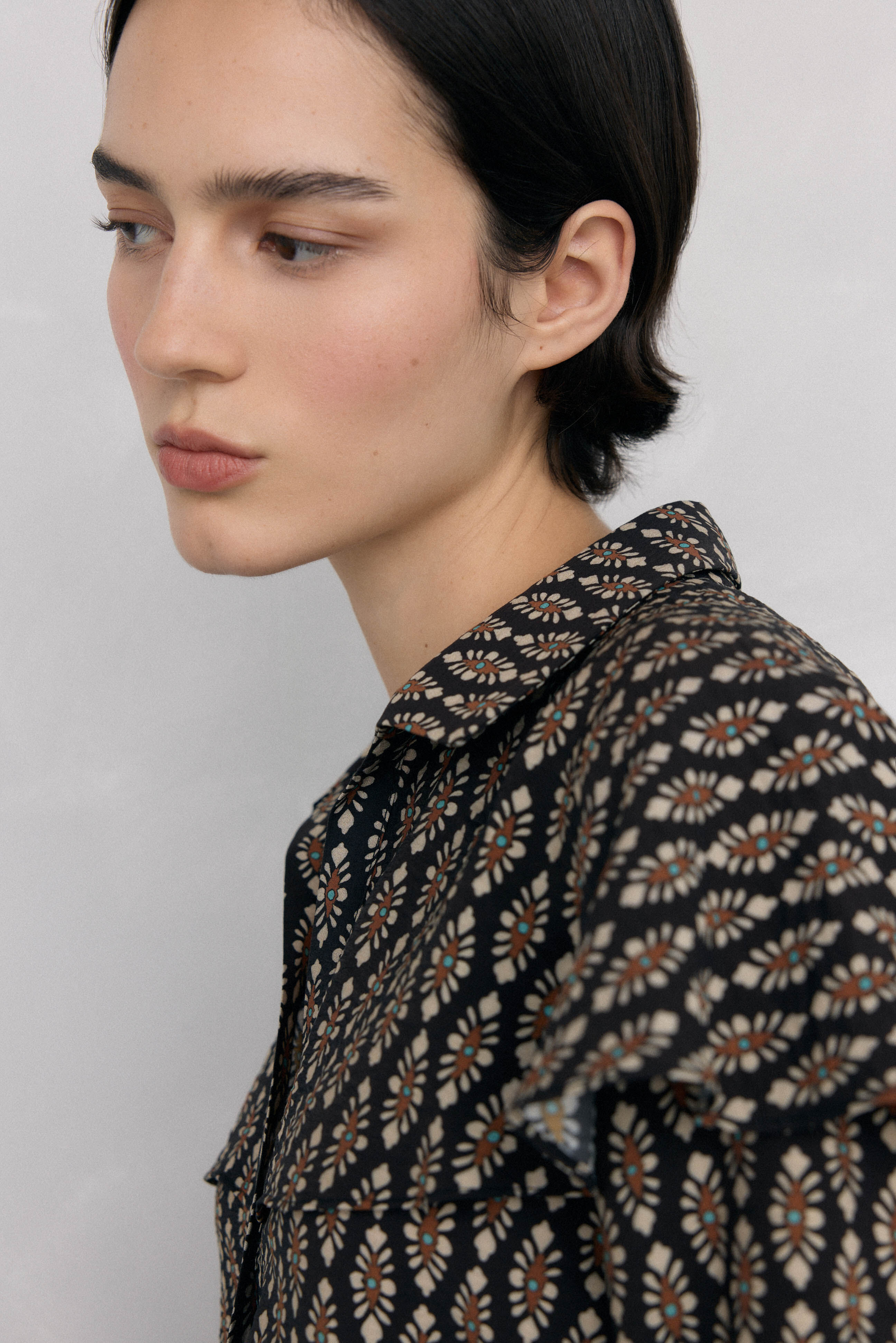 Pedro del Hierro Blusa estampada capa