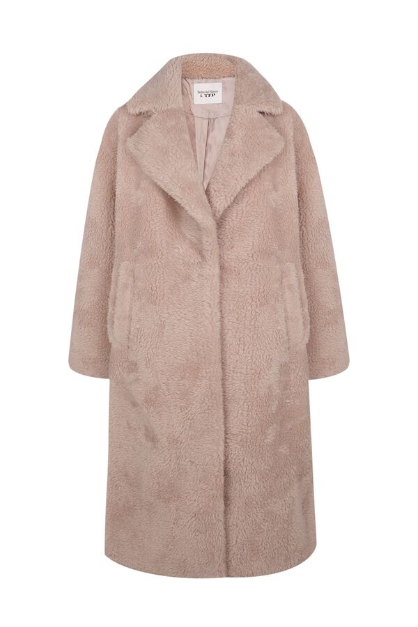 TFP by Tamara Falcó Abrigo de pelo Blanco