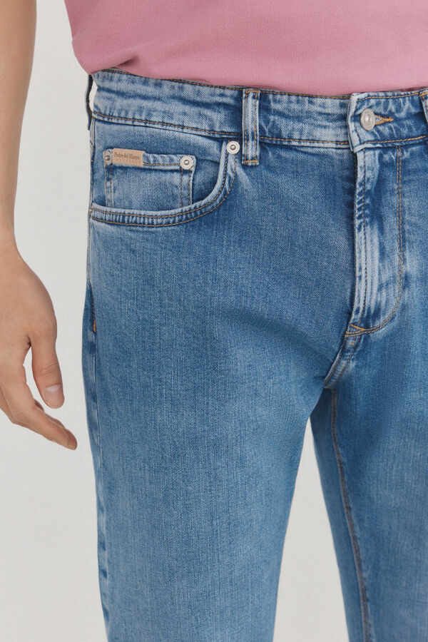 Pedro del Hierro Cal&ccedil;as de ganga premium flex regular fit Azul