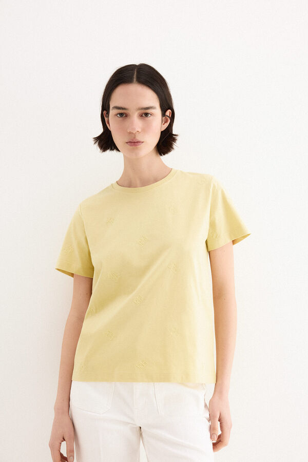 Pedro del Hierro Camiseta multilogo pdh Amarillo