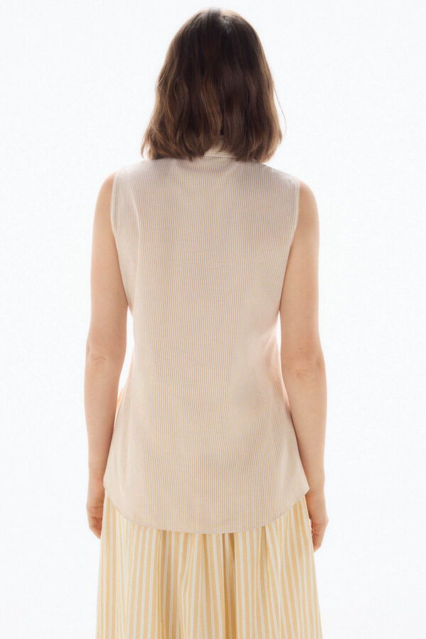 TFP by Tamara Falcó Blusa de rayas combinada Amarillo