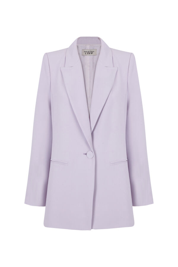 TFP by Tamara Falcó Amparo Blazer cuello solapa Morado