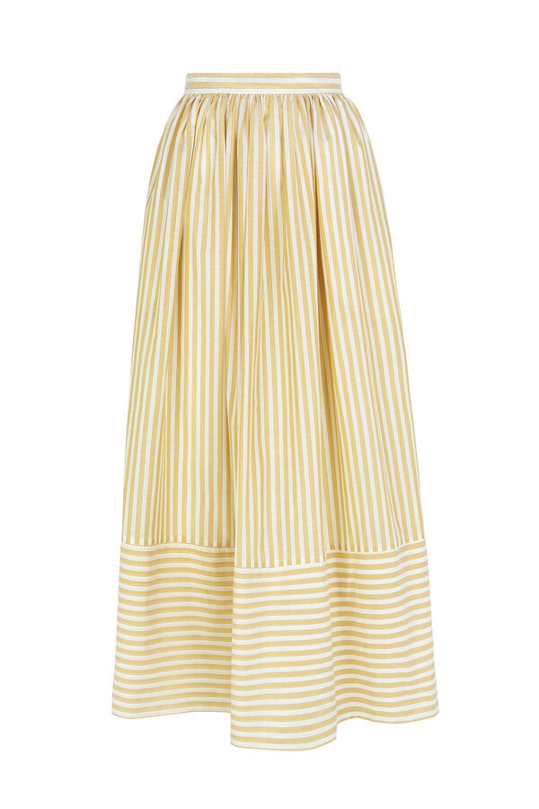 TFP by Tamara Falcó Falda rayas combinadas Amarillo