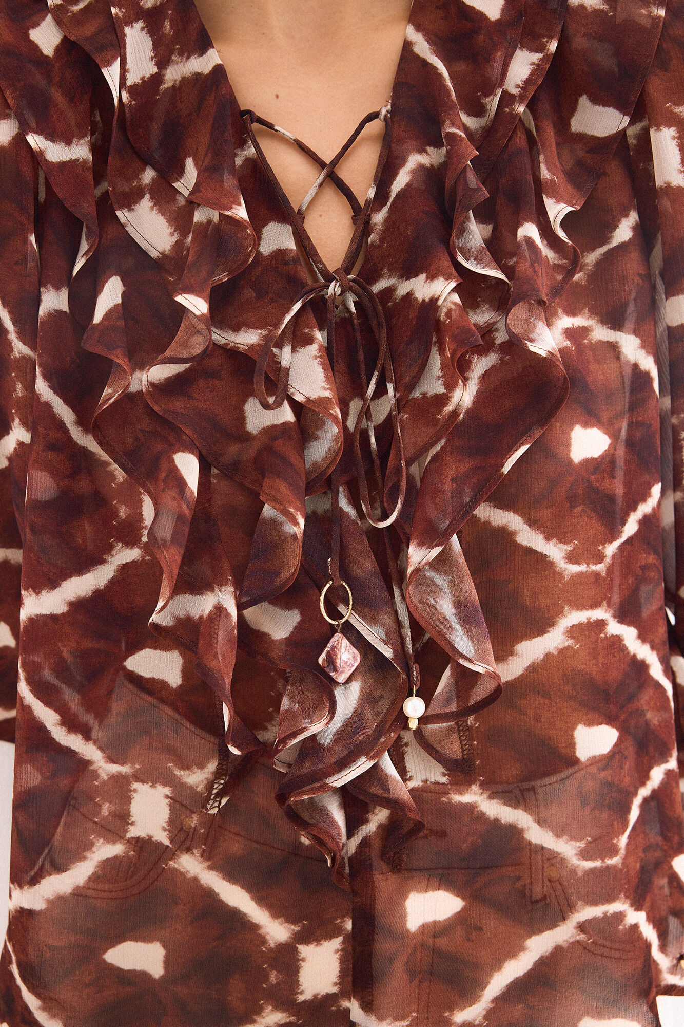 Pedro del Hierro Blusa estampada