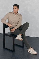Pedro del Hierro Cal&ccedil;a cal&ccedil;as chino com estampa slim fit Verde