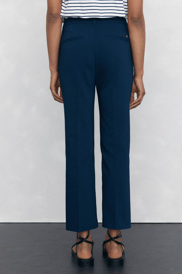 Pedro del Hierro Pantalones straight classic Azul