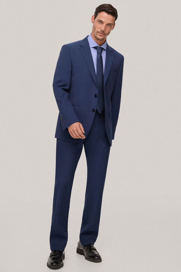 Pedro del Hierro Pantal&oacute;n traje azul en tailored fit Azul