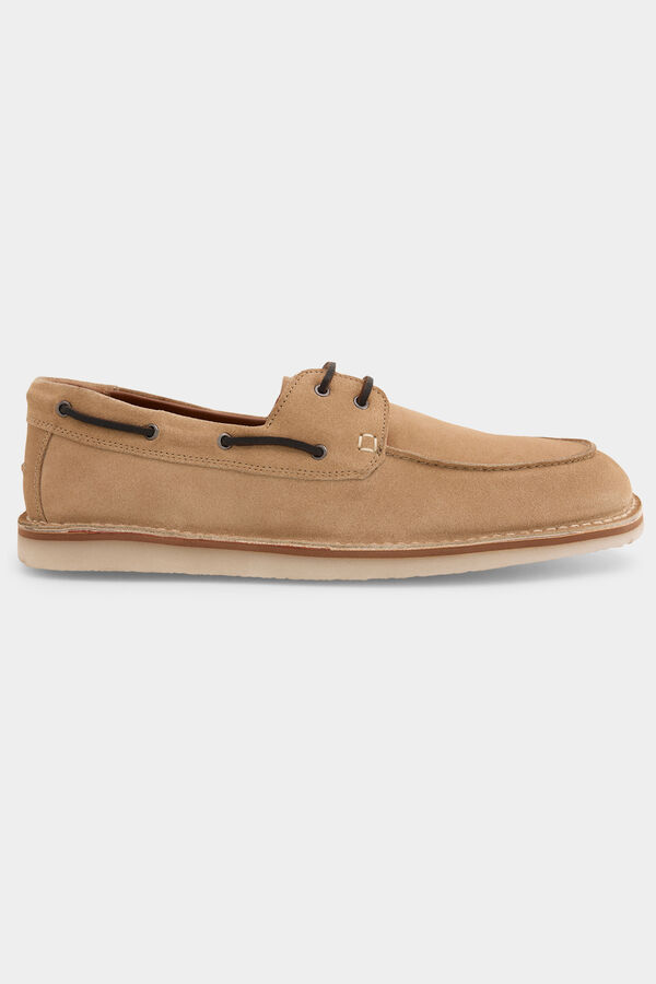 Pedro del Hierro Zapato n&aacute;utico piel Beige