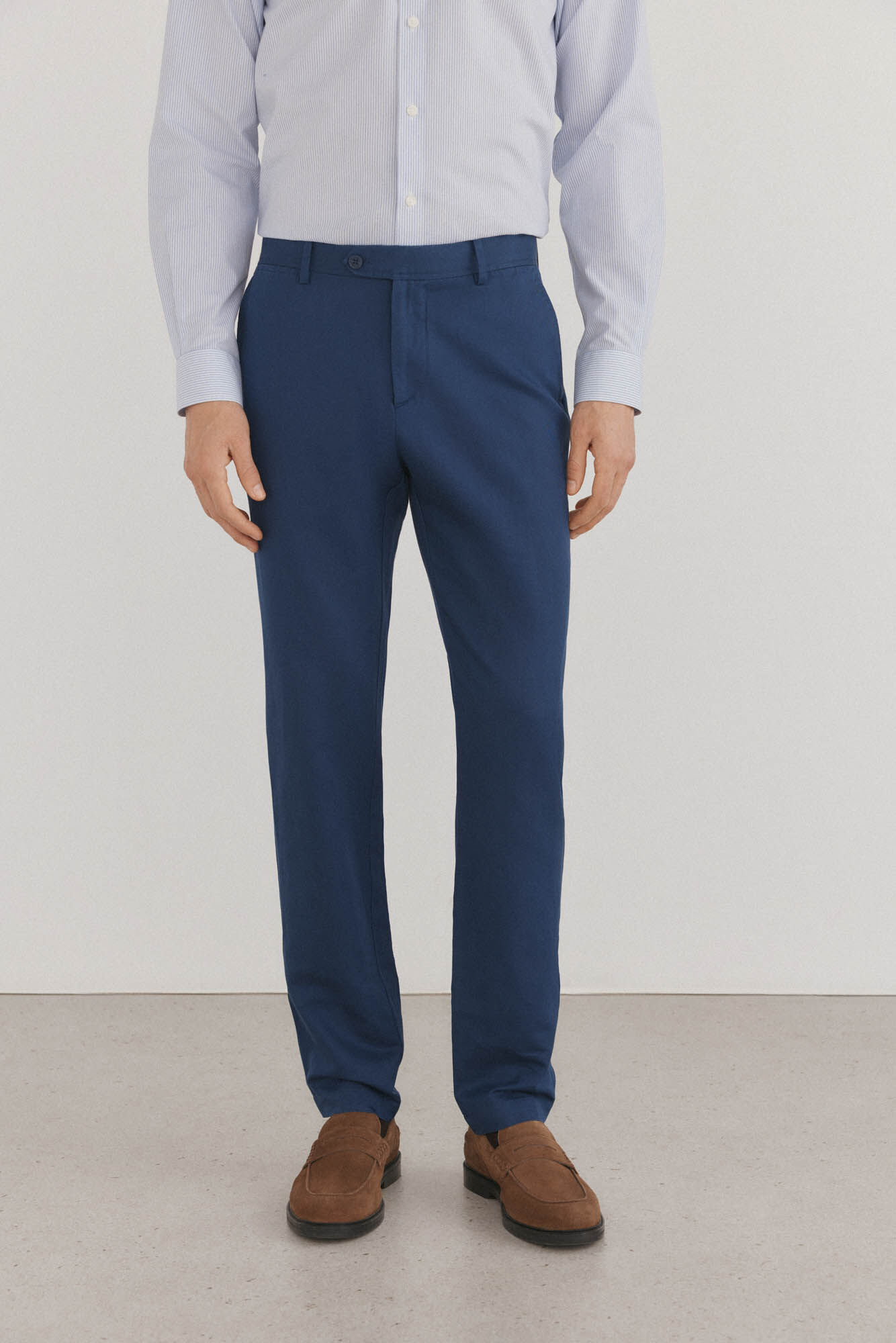 Pedro del Hierro Pantal&oacute;n algod&oacute;n y lino