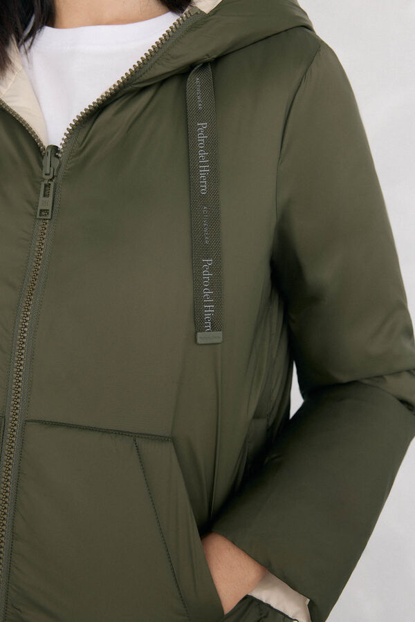 Pedro del Hierro Parka reversible capucha Verde